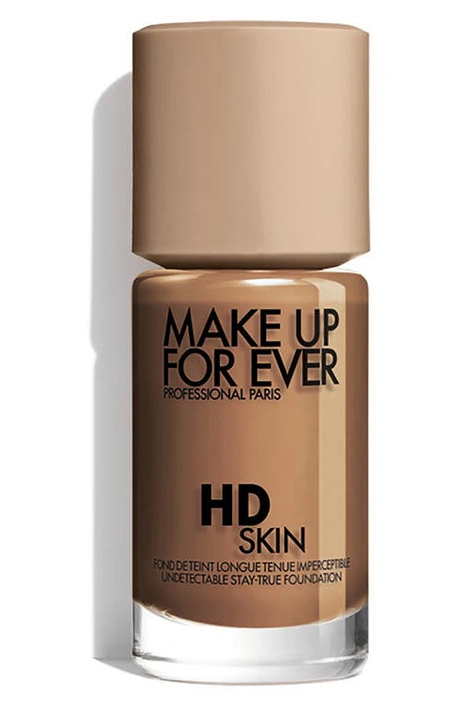 Make Up For Ever HD Skin Waterproof Natural Matte Foundation in 3R58 at Nordstrom, Size 1.01 Oz