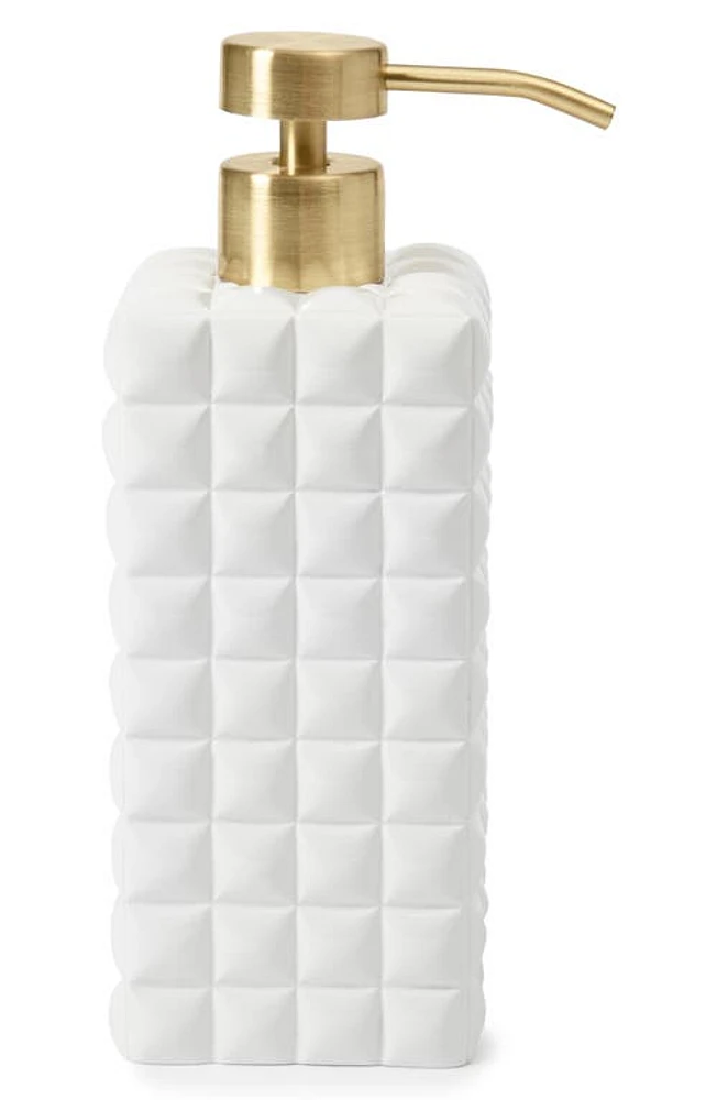 Kassatex Piazza Lotion Dispenser in White at Nordstrom