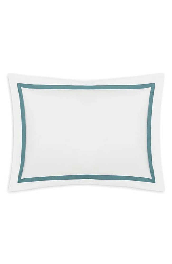 Matouk Lowell Pillow Sham in Deep Jade at Nordstrom, Size Standard