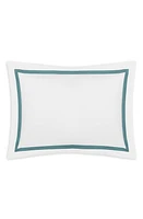 Matouk Lowell Pillow Sham in Deep Jade at Nordstrom, Size Standard