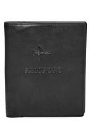 Fossil Leather Passport Case in Black at Nordstrom