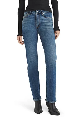 rag & bone Harlow Mid Rise Straight Leg Jeans Kendra at Nordstrom,