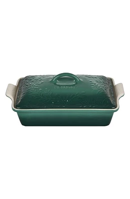 Le Creuset Heritage 2 1/2 Quart Covered Rectangular Stoneware Casserole in Artichaut at Nordstrom