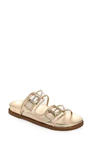 Schutz Naomi Slide Sandal Transparente/Platina at Nordstrom,