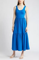 Nordstrom Mixed Media Tank Maxi Dress at Nordstrom,