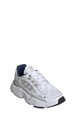 adidas Kids' Ozmillen Sneaker White/Grey/Bright Blue at Nordstrom, M