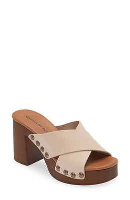 Chocolat Blu Hedy Platform Slide Sandal Leather at Nordstrom,