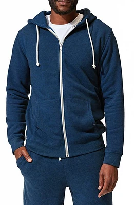 Threads 4 Thought Fleece Zip Hoodie Midnight at Nordstrom,