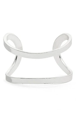 Karine Sultan Elise Minimalist Cuff in Silver at Nordstrom