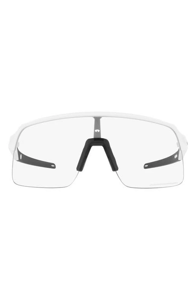 Oakley Sutro Lite Photochromic Shield Sunglasses in White at Nordstrom