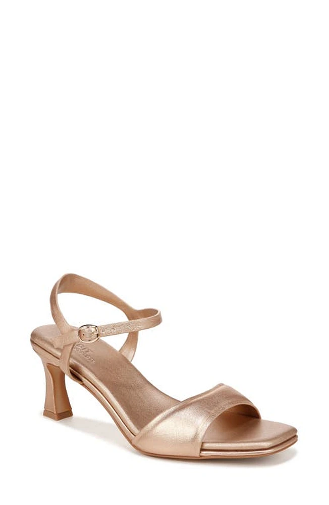 27 EDIT Naturalizer Grace Ankle Strap Sandal Rose Gold Leather at