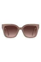 Marc Jacobs 53mm Gradient Square Sunglasses in Beige/Brown Gradient at Nordstrom