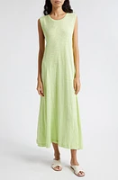 ATM Anthony Thomas Melillo Sleeveless Slub Jersey Dress Matcha at Nordstrom,