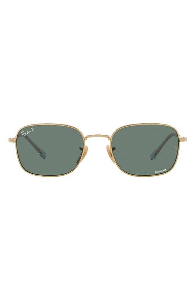 Ray-Ban 57mm Polarized Pillow Sunglasses in Polar Grey at Nordstrom