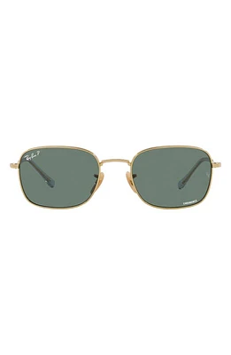 Ray-Ban 57mm Polarized Pillow Sunglasses in Polar Grey at Nordstrom