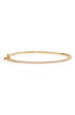 Nordstrom Delicate Cubic Zirconia Bangle in Clear- Gold at Nordstrom