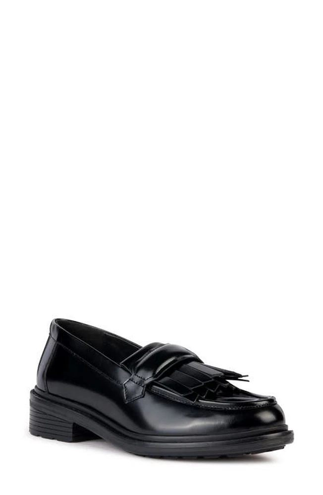 Geox Pleasure Walk Kiltie Loafer Black at Nordstrom,