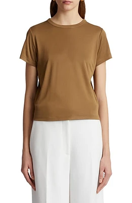 Khaite Samson Jersey T-Shirt Toffee at Nordstrom,