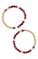 The Healer's Collection N62 Smooth Digestion Set of 2 Healer's Bracelets in Yellow Gold at Nordstrom