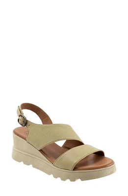 Bueno Gianna Slingback Platform Wedge Sandal Moss at Nordstrom,