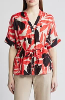 Masai Copenhagen Irekana Button-Up Top Hibiscus at Nordstrom,