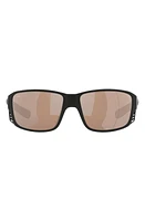 Costa Del Mar Pargo 60mm Mirrored Polarized Square Sunglasses in Copper Flash at Nordstrom