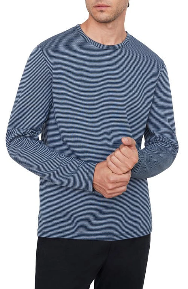 Vince Double Stripe Long Sleeve T-Shirt at Nordstrom,