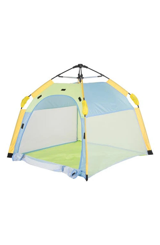 Pacific Play Tents One-Touch Nursery Tent in Green Blue Yellow at Nordstrom