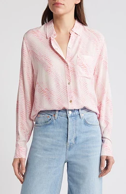 Rails Josephine Button-Up Shirt Rose Reef at Nordstrom,