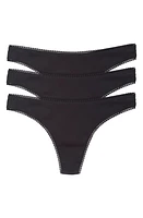 On Gossamer Cabana Cotton 3-Pack Thongs at Nordstrom,