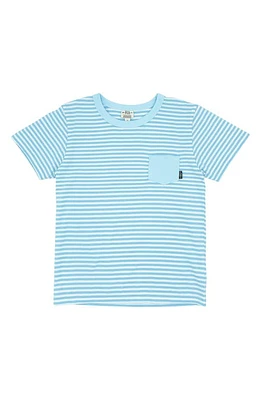 Feather 4 Arrow High Tide Stripe Cotton Pocket T-Shirt Blue/White at Nordstrom,