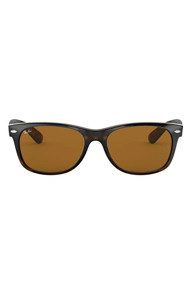 Ray-Ban New Wayfarer 55mm Rectangular Sunglasses in Light Havana at Nordstrom