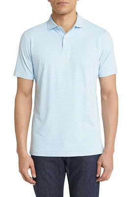 Peter Millar Crown Crafted Ambrose Performance Jersey Polo Blue at Nordstrom,