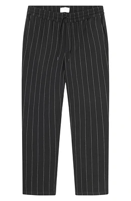 Les Deux Patrick Twill Pinstripe Pants Dark Navy/Ivory at Nordstrom,