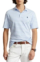 Polo Ralph Lauren Stripe Cotton Polo in Austin Blue/White at Nordstrom, Size X-Large