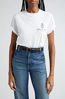 Sporty & Rich Vendome Be Nice Cotton Graphic T-Shirt White at Nordstrom,