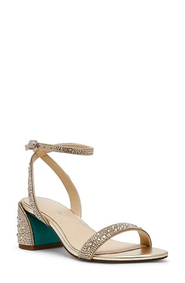 Betsey Johnson Jean Ankle Strap Sandal at Nordstrom,