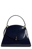 FERRAGAMO Medium Prisma Leather Top Handle Bag in Midnight at Nordstrom