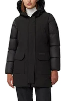 Canada Goose Paradigm Trillium Black Label Mixed Media Water Repellent 750 Fill Power Down Parka - Noir at Nordstrom,