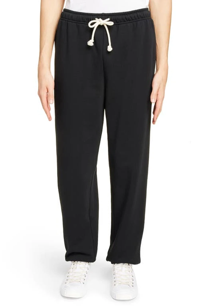 Acne Studios Face Patch Cotton Fleece Sweatpants at Nordstrom,