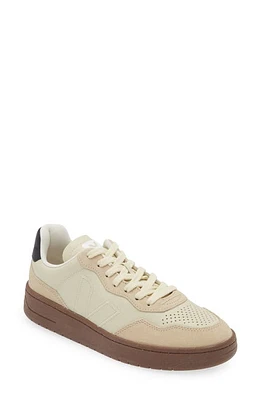 Veja V-90 ZZ Leather Sneaker Pierre Dune Black at Nordstrom,