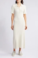 Treasure & Bond Polo Rib Cotton Blend Sweater Dress at Nordstrom,