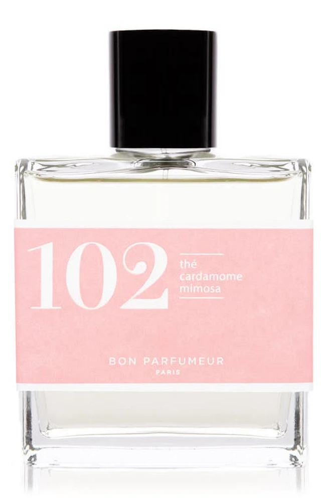 Bon Parfumeur 102 Tea, Cardamom & Mimosa Eau de Parfum at Nordstrom, Size 3.4 Oz