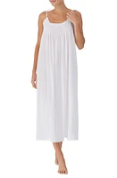 Eileen West Tie Shoulder Cotton Ballet Nightgown White at Nordstrom,