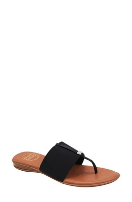 André Assous Nice Sandal Black/Black at Nordstrom,