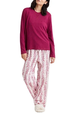 Papinelle Helena Pajamas in Floral Stripe at Nordstrom, Size Small