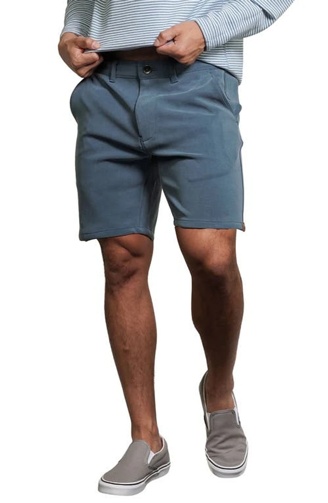 Fundamental Coast Later On Stretch Chino Shorts in Maui Blue at Nordstrom, Size 32