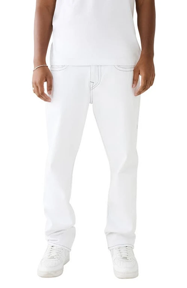 True Religion Brand Jeans Ricky Straight Leg Optic Whit at Nordstrom,