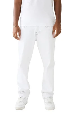 True Religion Brand Jeans Ricky Straight Leg Optic Whit at Nordstrom,