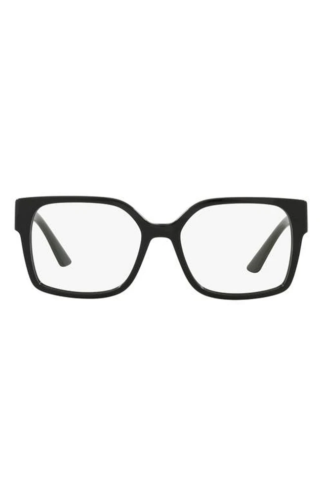 Prada 52mm Optical Glasses in Black at Nordstrom